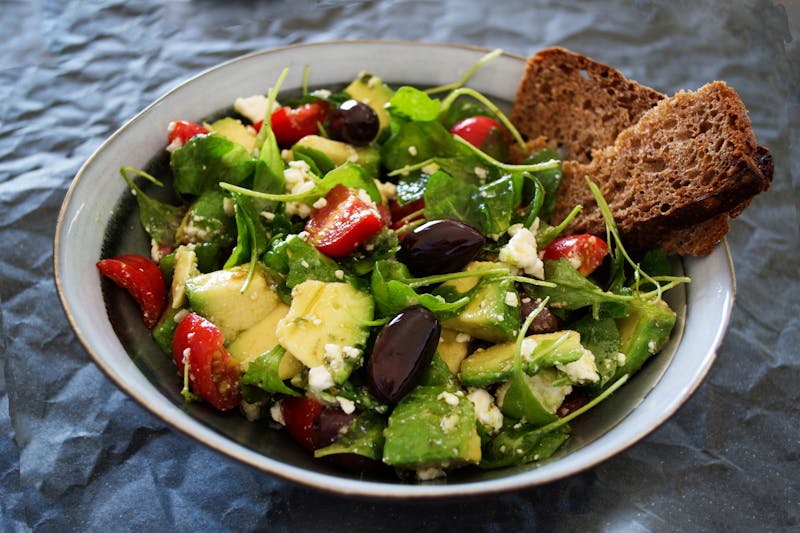Dions Greek Salad with feta cheese